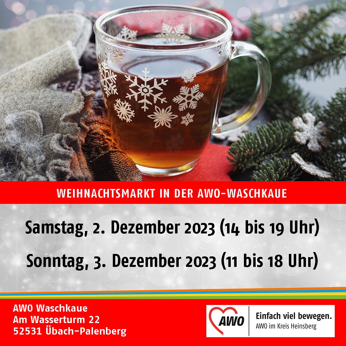 Weihnachtsmarkt in der AWO-Waschkaue Übach-Palenberg (2. und 3. Dezember 2023) 1