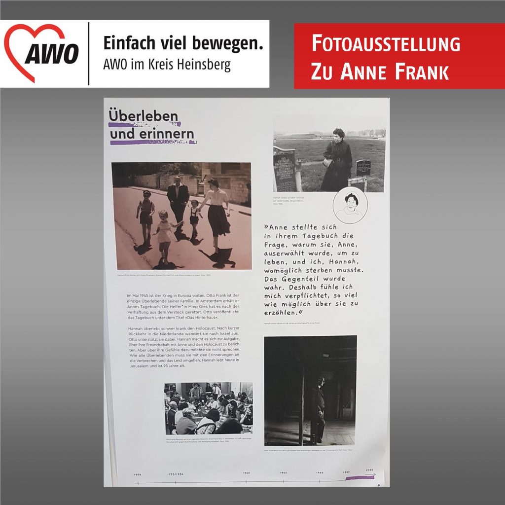 "Anne Frank Projekt" am Margarete Klug Bildungswerk 9