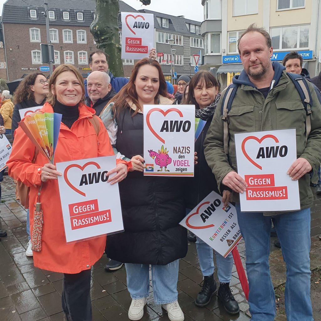 AWO im Kreis Heinsberg demonstriert gegen Rechtsextremismus 4