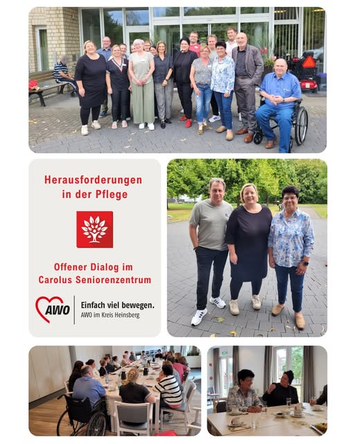Herausforderungen in der Pflege - Austausch im AWO Carolus Seniorenzentrum 1