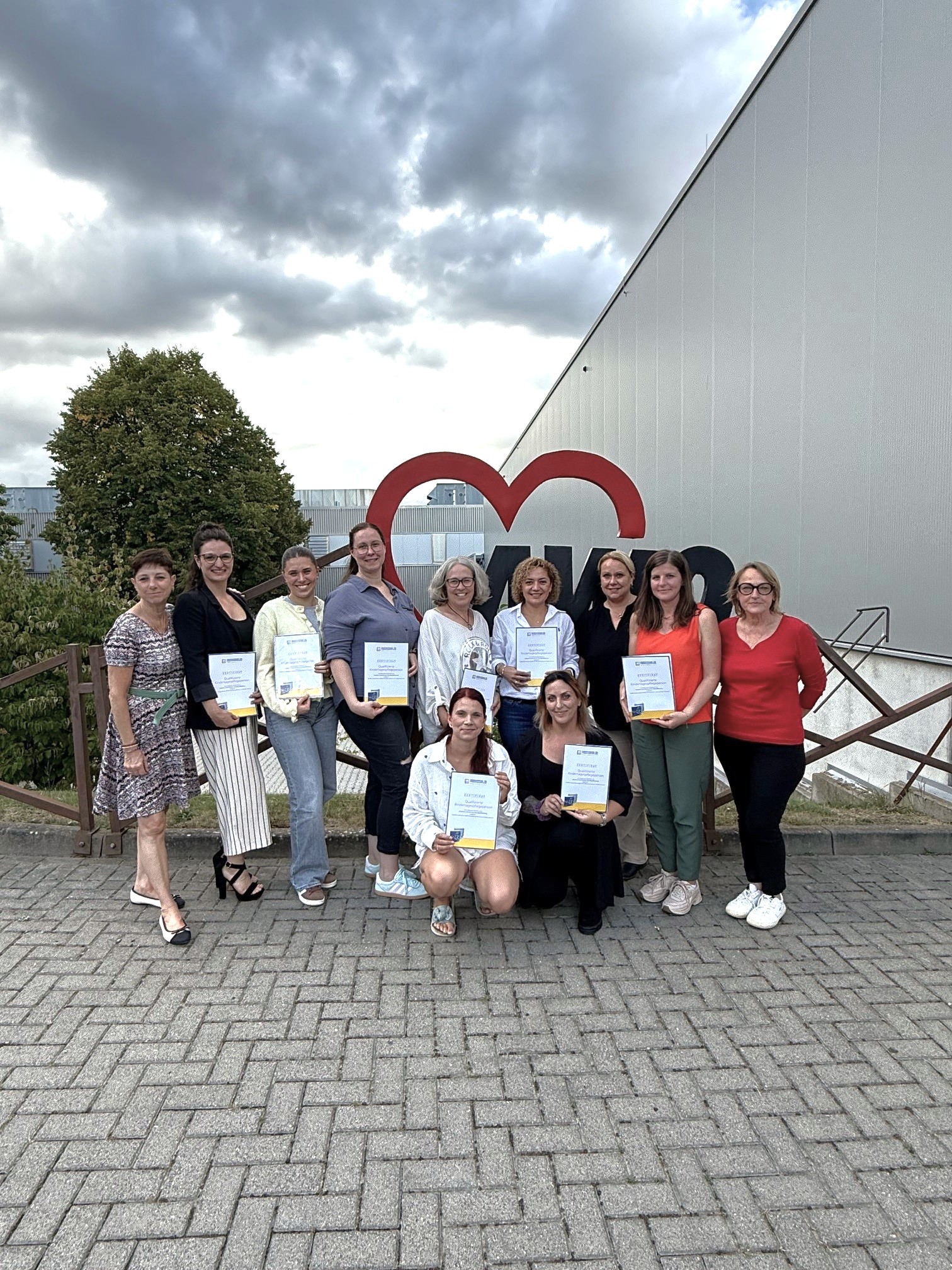 Margarete-Klug-Bildungswerk gratuliert den Absolventinnen der Qualifizierung zur Kindertagespflegeperson 1 Margarete-Klug-Bildungswerk gratuliert den Absolventinnen der Qualifizierung zur Kindertagespflegeperson 1