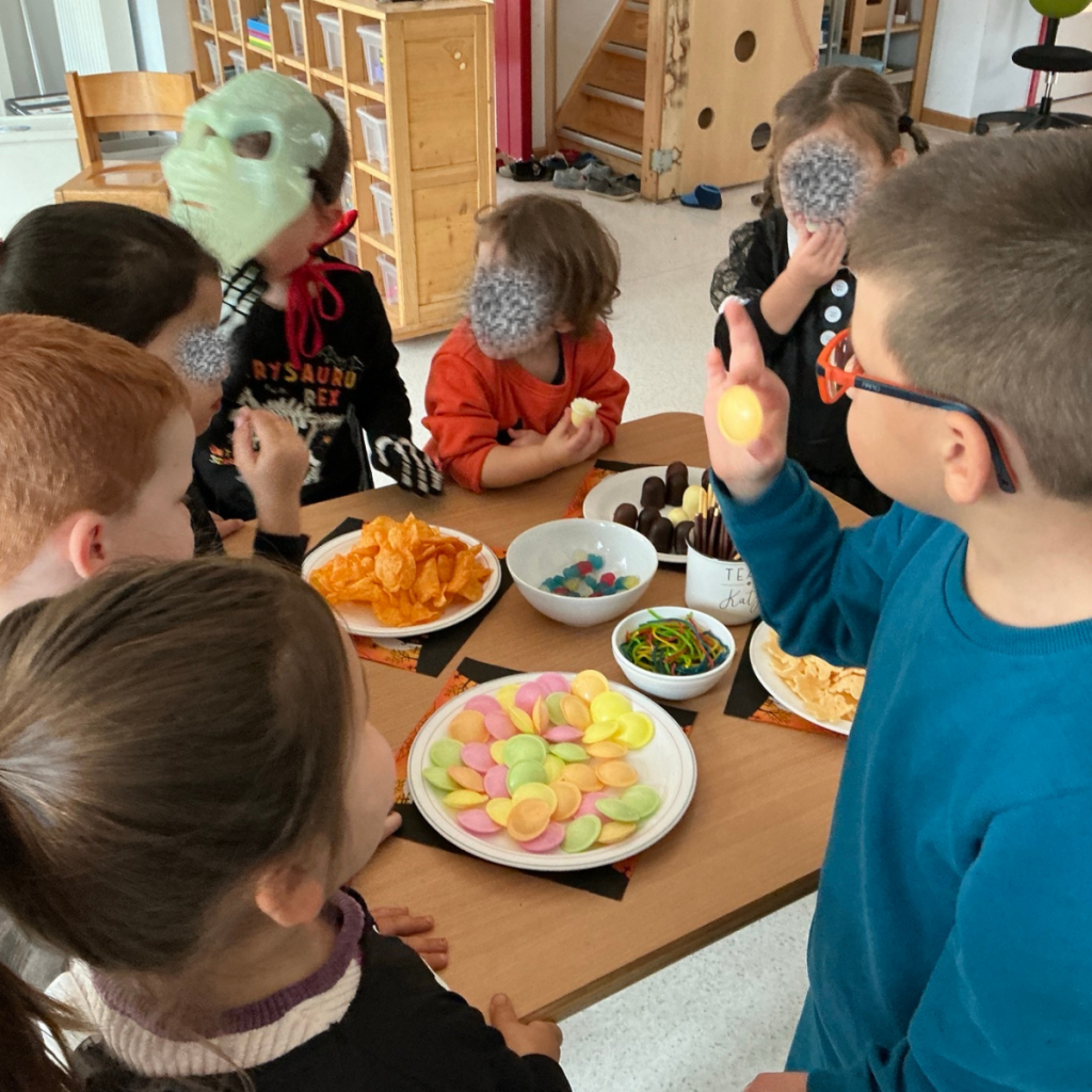 Rückblick auf Halloween in der AWO-Kita Boscheln-von Kindern geplant, gemeinsam gefeiert 3