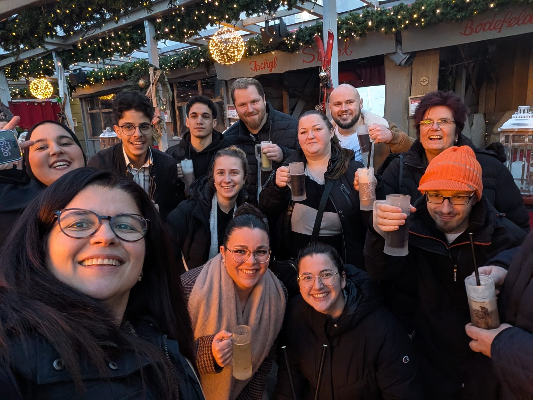 Azubi Weihnachtsfeier der AWO Pflege auf dem Heinsberger Weihnachtsmarkt 1