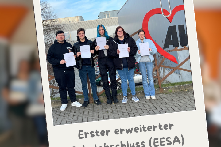 Herzlichen Glückwunsch zum bestandenen EESA! 1