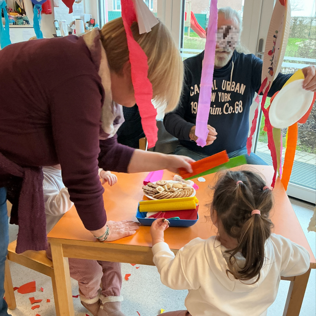 Karnevalsaktion mit Großeltern in der AWO Kita Boscheln 4