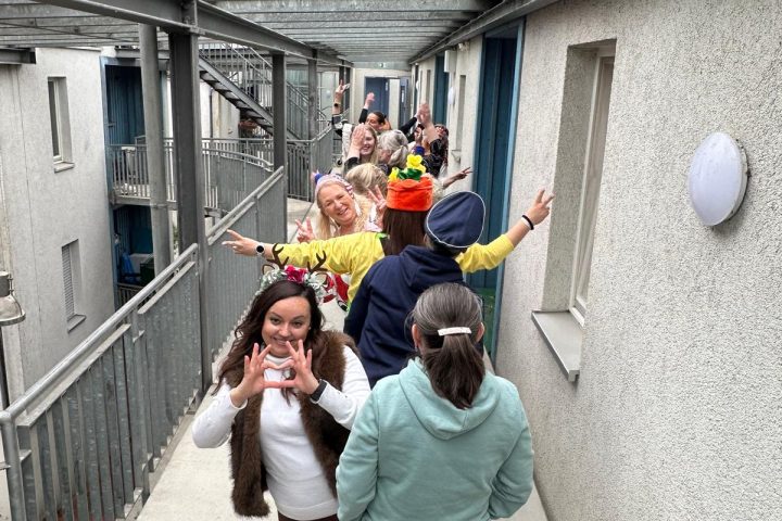 Karnevals Frühstück in der Frauenwohngruppe der AWO in Hückelhoven 2