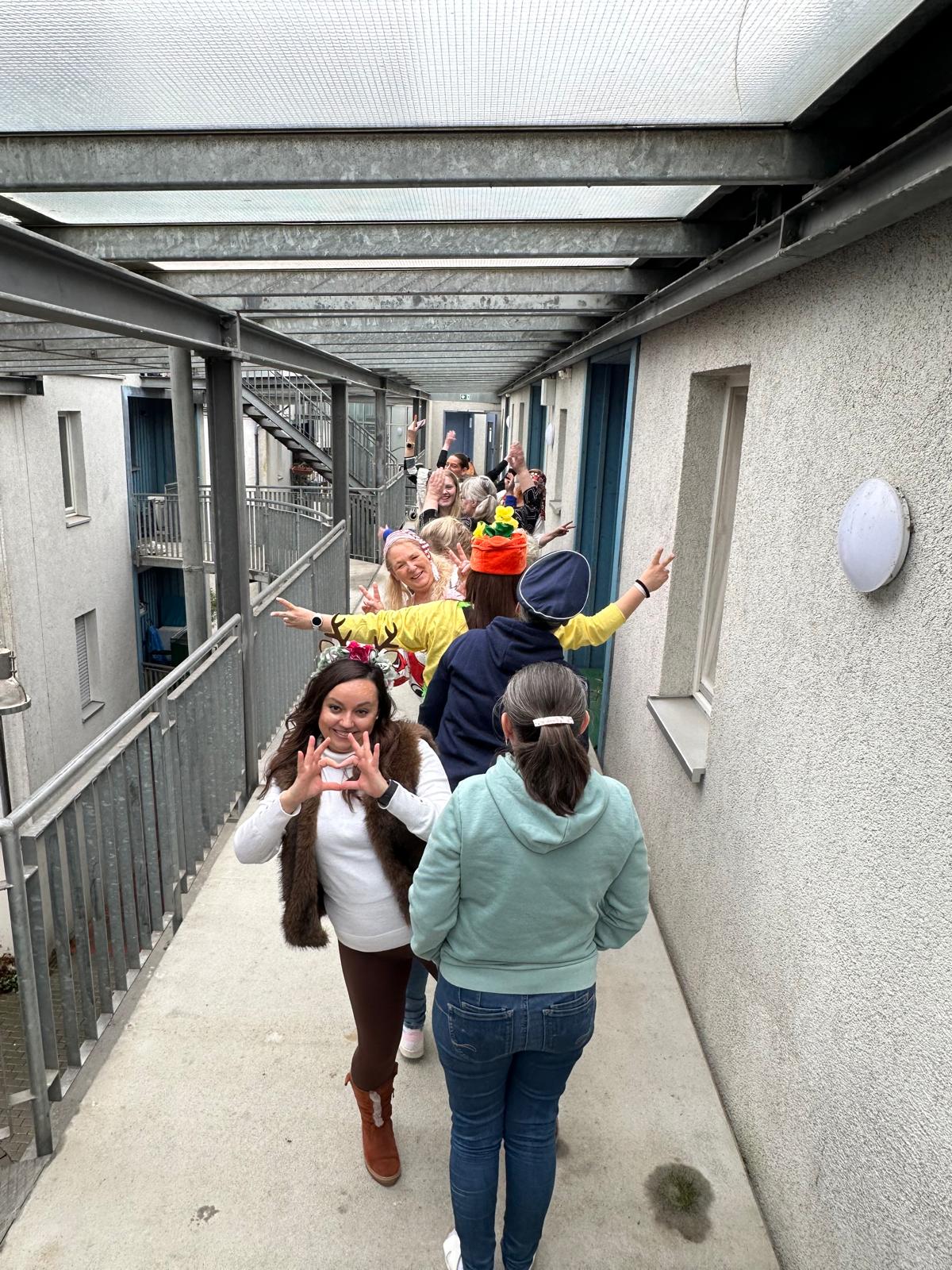 Karnevals Frühstück in der Frauenwohngruppe der AWO in Hückelhoven 1