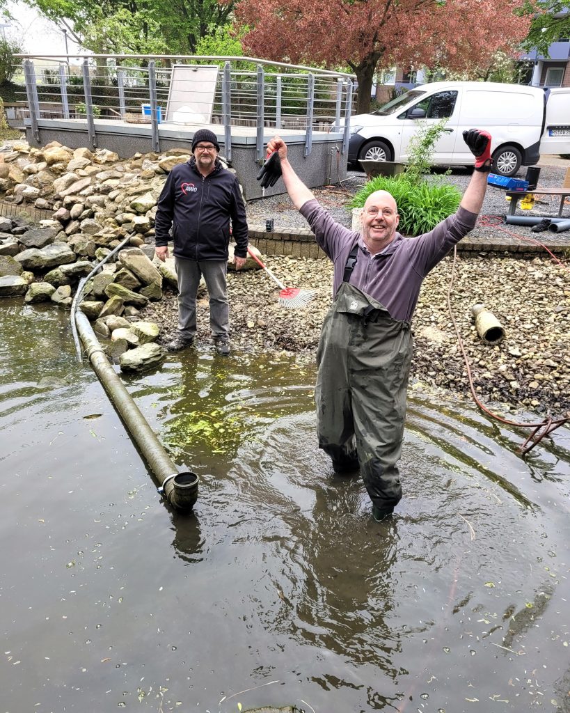 Teich Reinigung im Park der AWO im Kreis Heinsberg 2 Teich Reinigung im Park der AWO im Kreis Heinsberg 2