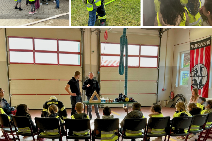 Mit Blaulicht auf Entdeckungstour: Kita-Kinder besuchen die Feuerwehr Boscheln 3