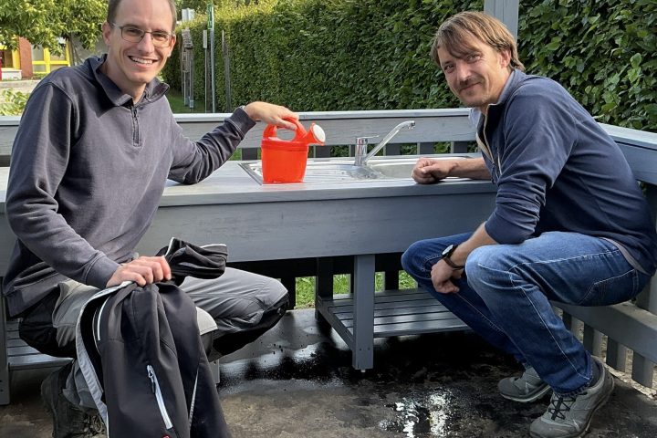 Einen neue Matschküche für die Kita Jahnstraße 1