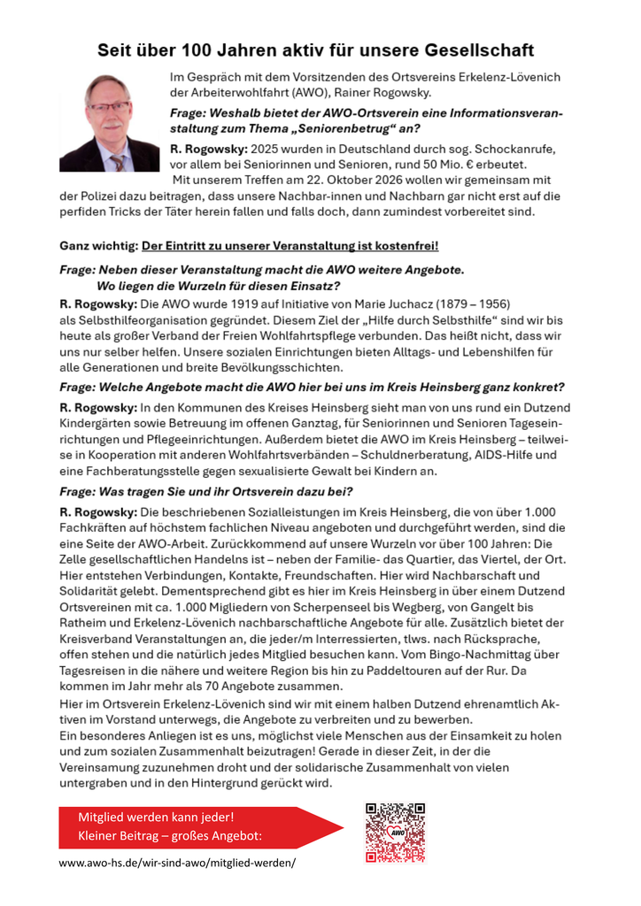 Interview mit Rainer Rogowski: